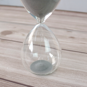 AMPULHETA DE VIDRO 15 MINUTOS 7X16,5CM - 5270-CZ